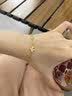 中国黄金（CHINA GOLD）四叶草黄金手链女款2026新款足金转运珠双11礼物情人节礼物送女友 四叶草手链 约2.25g 情人节礼盒 实拍图