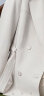 菲妮迪品牌风衣2024春季新款简约休闲风西装领通勤百搭外套上衣女 米灰色 L 晒单实拍图