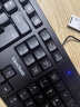 优派（ViewSonic） KU100有线办公键盘 104键 薄膜键盘 防泼溅 人体工学 高清字符 黑色 实拍图