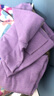 北极绒儿童保暖内衣套装青少年无痕发热羊羔绒加绒厚德秋衣秋裤12-15岁 槿紫色 110 建议身高95-105cm，23-35斤 实拍图