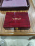 高尔夫（GOLF）牛皮皮带针扣男士皮带真牛皮腰带礼盒男式裤带送男友父亲节礼物 头层牛皮黑色1980 单条礼盒130cm 实拍图