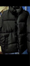 真维斯（JEANSWEST）棉服女2024新款冬季新款宽松立领加厚保暖情侣面包服棉袄外套女生 黑色 纯色 M 实拍图