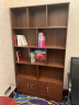 蔓斯菲尔（MSFE） 书架简约落地收纳多功能大容量省空间储物架多层置物书架柜子 15mm加厚板+100*24*180cm橡木色 实拍图