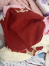 齐齐熊（ciciibear）[纯棉]拜年服男童开衫毛衣红色宝宝新年开衫儿童针织衫亲子装 曙光红【开衫-纯棉】 80 实拍图