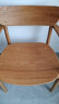 无印良品 MUJI 白橡实木椅椅子书桌椅休闲椅OA KC97CC2A白橡木风格学习椅 带扶手 OA:长59.5*宽53.5*高76cm 晒单实拍图