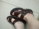 老人头凉鞋男真皮夏季新款两穿软底头层牛皮男士沙滩鞋透气休闲凉拖鞋 棕色 38 【鞋码偏大，脚瘦请买小一码】 实拍图