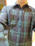 啄木鸟长袖衬衫男春秋季外套男士休闲上衣服男装青年潮流百搭格子衬衣男 CS1919墨绿格 XL 实拍图