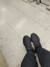 森馬（Senma）时尚飞织网面运动鞋套脚舒适透气休闲鞋男212220702 黑灰色 42码 实拍图