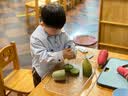ILEAD 爱立德儿童刀具幼儿园教学小刀学生切菜刀菜板厨房安全抗菌不伤手水果刀 儿童刀具套装+PP菜板 3件套 实拍图