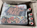 脉鲜户外烧烤炉卡斯炉便携卡式炉具自驾游套锅野炊锅具煎烤肉烤盘烤鱼 烧烤套装（炉子+烧烤架）+4个罐 实拍图