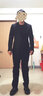 柒牌套西男【三防】商务平驳领单粒扣职场西服套装两件套1ZC70460 黑色 A46 实拍图