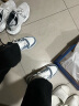 回力男鞋板鞋男秋季透气韩版男士休闲小白鞋百搭学生潮流运动鞋子男 白蓝 41 实拍图