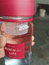 希乐tritan塑料水杯便携太空杯男女随手杯学生创意潮流运动茶杯子 450ML红色XL1952-R 实拍图