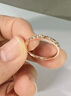 喜钻18K金群镶钻戒对戒钻石戒指简约时尚排戒可叠戴尾戒生日礼物 现货-白18K金30分 实拍图