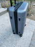 小米行李箱男万向轮拉杆箱PC箱女旅行箱20英寸可登机商务密码箱灰色 实拍图
