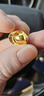 中国珠宝黄金金条 AU9999足金投资金条金块收藏金砖金子投资金 生日礼物 30g【金元宝】 实拍图