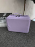 爱情海化妆包女便携旅行大容量带镜子洗漱包高颜值手提护肤品收纳箱旅游 【紫色】化妆师专用化妆箱出差 随身口红包防泼水出门化妆刷收纳 实拍图