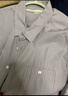森马（Semir）森马长袖衬衫男春秋季时尚条纹舒适纯棉通勤上衣 灰白色调00321 175/92A/L 实拍图