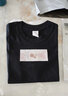珞妮（LUONI）重磅纯棉短袖t恤女夏季新款男女同款小白T纯色宽松休闲显瘦打底衫 黑色 L 建议120-140斤 实拍图