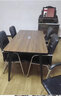 燕青会议桌长桌简约现代小型会议室洽谈长条桌工作台简易办公桌椅组合 长120*宽60*高75【桌板厚2.5cm】 实拍图