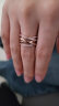 潘多拉（PANDORA）[520礼物]交缠戒指玫瑰金色不对称编织时尚优雅生日礼物送女友 实拍图