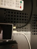 CABLE CREATION一绳数字光纤音频线方口转圆口3.5mm转接线电视DVD投影连接仪功放机顶盒音箱家庭影院音频转接线 【光纤方口转圆口】金色 1.8米 实拍图