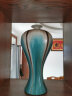欢畅 景德镇陶瓷窑变冰裂纹花瓶 创意家居客厅中式花瓶 装饰品摆件 y 天蓝色美人瓶  一个 晒单实拍图