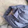 戴维贝拉（DAVE＆BELLA）过年加绒加厚秋冬连体衣婴儿衣服新生儿冬季外出服宝宝新年拜年服 灰蓝色DB12022-N 90cm （建议身高80-90cm） 实拍图