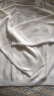 德玛纳（dme）灯笼袖线衫慵懒V领落肩长袖针织衫女上衣 米白 M  晒单实拍图