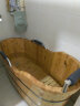 川池（CC）实木泡澡桶木桶浴桶香柏木沐浴桶成人洗澡家用 1.4米【标配五件套】 实拍图