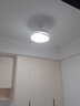领王 风扇灯餐厅卧室电扇LED大风力隐形吊扇灯现代简约智能声控灯具 全光谱-36寸-变频6档-调光-声控 实拍图