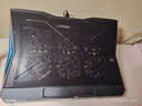 拉拓苹果笔记本专用电脑散热器macbook电脑散热底座涡轮静音风扇制冷降温神器pro外置air散热板拉拓 黑色顶配版【六核风扇+电源适配器】极速降温 实拍图