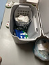 非非猫带盖脏衣篮壁挂式浴室卫生间脏衣服收纳筐洗衣篮子防水脏衣篓挂墙 带盖灰色脏衣篮1个+灰色小挂篮1个 实拍图