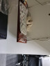 家乐铭品 墙面搁架 隔板条墙上置物架创意简约机顶盒支架客厅墙壁木质装饰架挂书架YZ034 实拍图