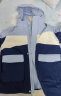 戴维贝拉（DAVE＆BELLA）冬季加厚大童棉服中大童冲锋衣女童外衣内胆两件套儿童冬装男童 灰蓝色 160cm（建议身高150-160cm） 晒单实拍图