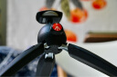 曼富图（Manfrotto） MT PIXI EVO 便携式微单卡片相机迷你桌面三脚架升级版可伸缩手持球形云台 黑色 实拍图