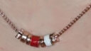 EMPORIO ARMANI阿玛尼女士项链红色串珠小蛮腰锁骨链送女生送女友EGS2933221 实拍图