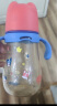 日康（rikang）吸管奶瓶 宝宝宽口奶瓶 PPSU带手柄300ML N1060-2 黄色 晒单实拍图