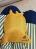 冰禹 麻布袋 抽绳束口袋棉麻布袋包装袋收纳袋小麻袋 橘色12*15cm(10个) BYyn-768 实拍图