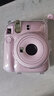 富士instax mini12 mini11/7/9升级款 拍照旅游生日礼物 拍立得相机 mini12浅樱粉【热销爆款】 ins风相框+相册+水晶壳+彩虹肩带 实拍图