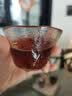 容山堂 描金玻璃茶杯 加厚锤目纹个人杯品茗杯 功夫茶具 锤目金星茶杯-美景 实拍图