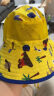 kocotreekk树儿童帽子遮阳大帽檐防晒帽夏季薄款男童女童渔夫双面盆帽 实拍图