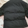 真维斯（JEANSWEST）羽绒棉服女加厚棉袄2024年冬季新款小个子保暖面包服情侣棉衣外套 黑色 2XL 实拍图
