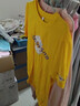 越伦 运动套装女短袖休闲套装夏季新款宽松冰丝束脚长裤韩版时尚跑步服女显瘦百搭两件套2022七夕情人节 黄色 M（80-100斤） 实拍图