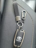 绅创适用丰田钥匙套凯美瑞卡罗拉亚洲龙狮雷凌威兰达锋兰达扣rav4包壳 F款【铂金灰】+【复古黑皮绳】 实拍图