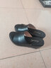 卡帝乐鳄鱼潮牌坡跟凉拖鞋女夏2025新款高跟厚底增高一字拖外穿女凉鞋夏季 黑色 35 实拍图