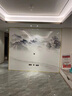 万美 岩板客厅卧室电视背景墙 轻奢简约大理石岩板瓷砖800x2600电视墙 岩板背景墙定制专拍 实拍图