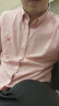 哈吉斯（HAZZYS）男装夏季款衬衣细条纹浅色短袖衬衫男ATCZK12BK64 红色RD 180/100A 50 晒单实拍图