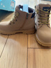 天美意（TEENMIX）童鞋儿童马丁靴女童2024新款春秋单靴男童大黄靴皮靴子中大童短靴 驼色 37 实拍图