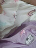 贝瑞加（Babyprints）女童内裤3条学生棉质平角裤青少年四角短裤女孩打底裤 白兔款160 实拍图
